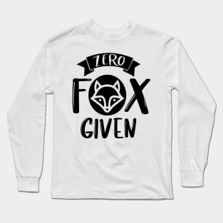 Zero Fox Given Long Sleeve T-Shirt